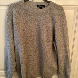 Blumarine UOMO Wool Blend Crew Neck Sweater Sz XL Gray Made in Italy